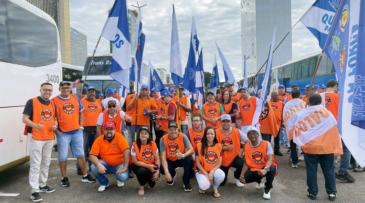 Químicos-ITA fortalece ato em Brasília/DF pela defesa da classe trabalhadora: “Luta, união e propostas”!