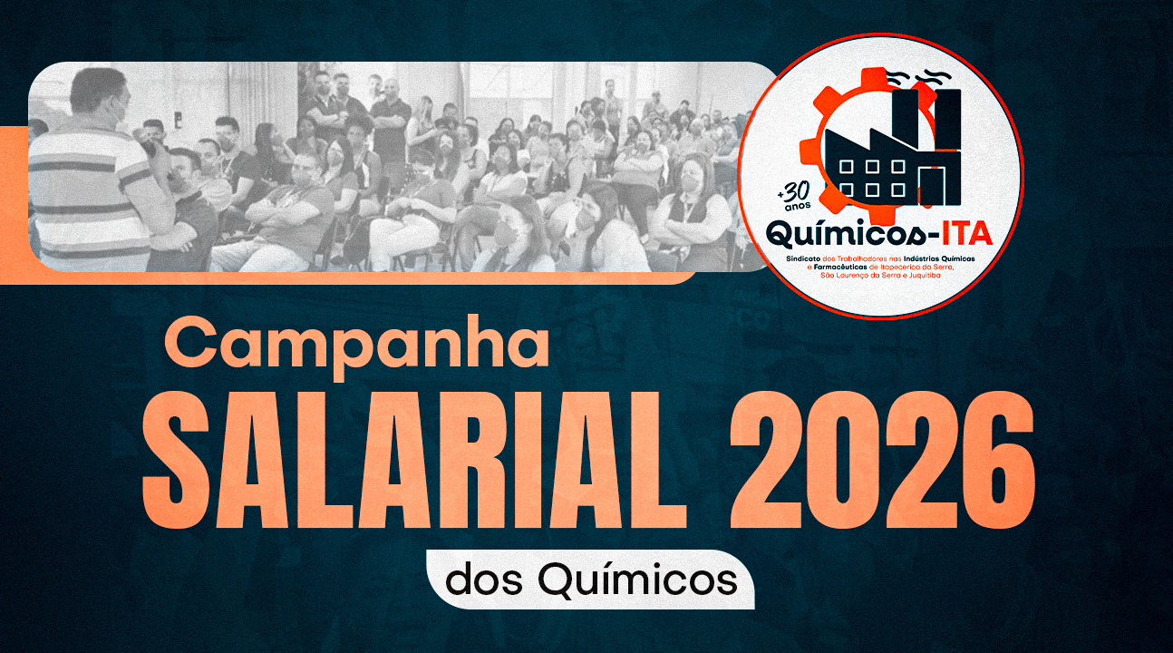 Campanha Salarial 2026 dos Químicos | Convocamos trabalhadores para definir nossa Pauta de Reivindicações