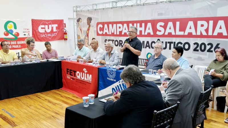 Campanha Salarial do setor Farmacêutico | Negociação avança e garante ganhos reais em 2026 aos trabalhadores