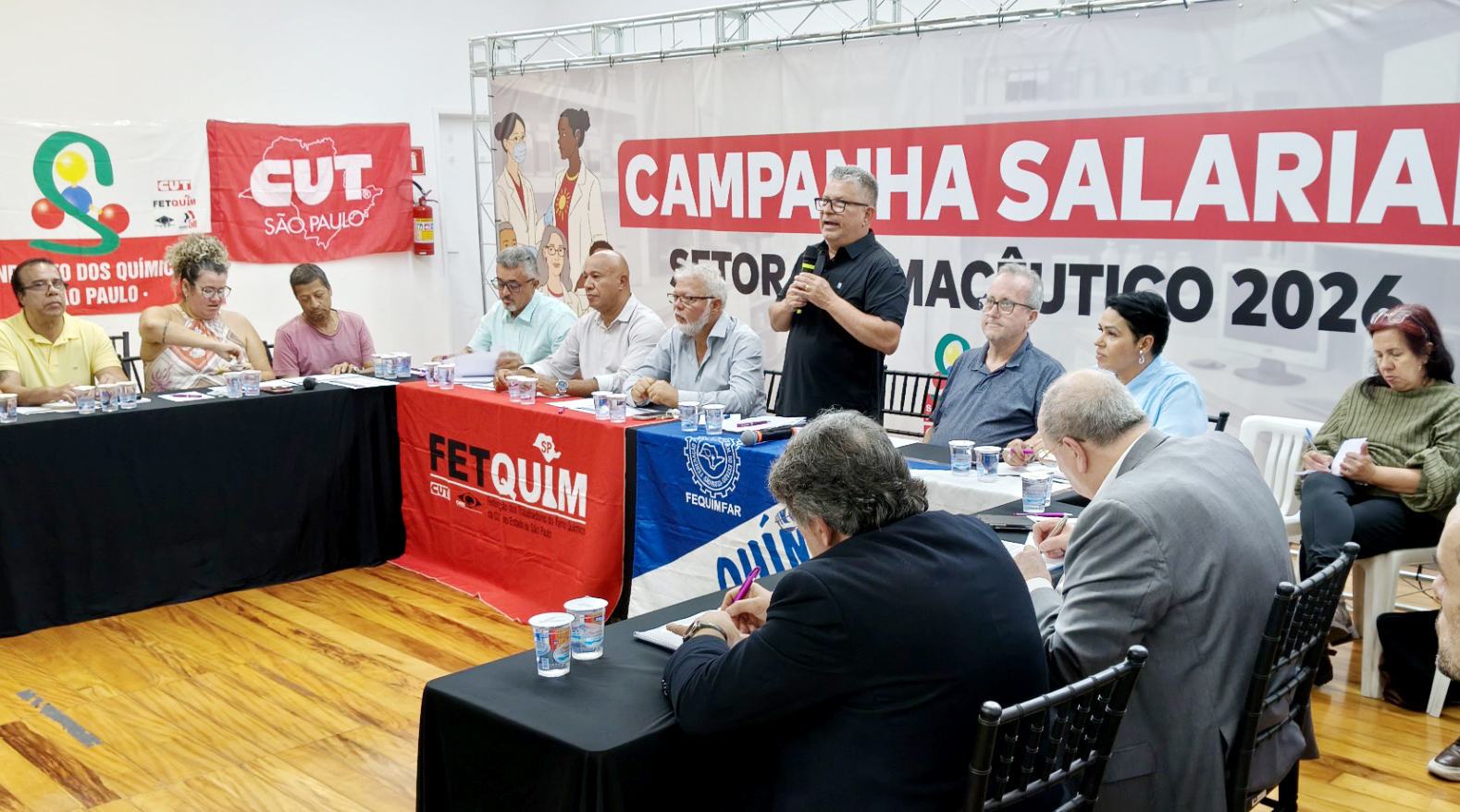 Campanha Salarial do setor Farmacêutico | Negociação avança e garante ganhos reais em 2026 aos trabalhadores